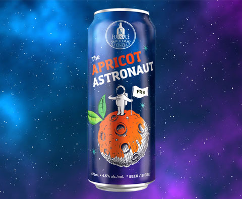 a can of The Apricot Astronaut beer
