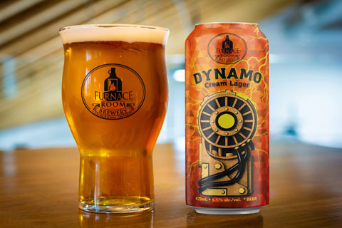 Our Dynamo Cream Lager drink