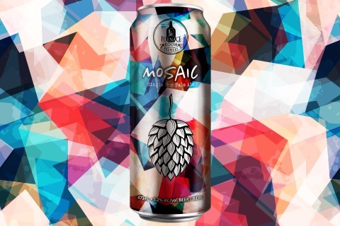 a can of Mosaic Single Hop Pale Ale